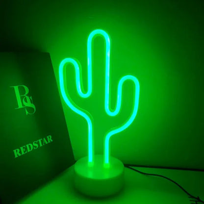 Cactus Neon Lamp