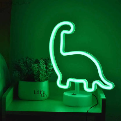 Dinosaur Neon Lamp