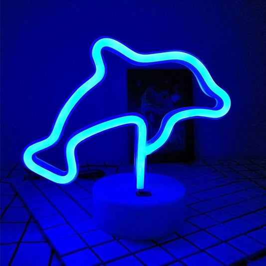 Dolphin Neon Lamp