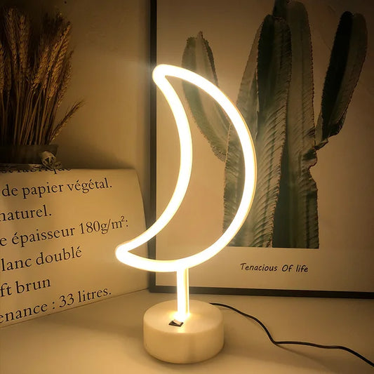 Moon Neon Lamp