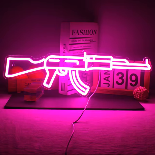 AK-47 Neon Sign