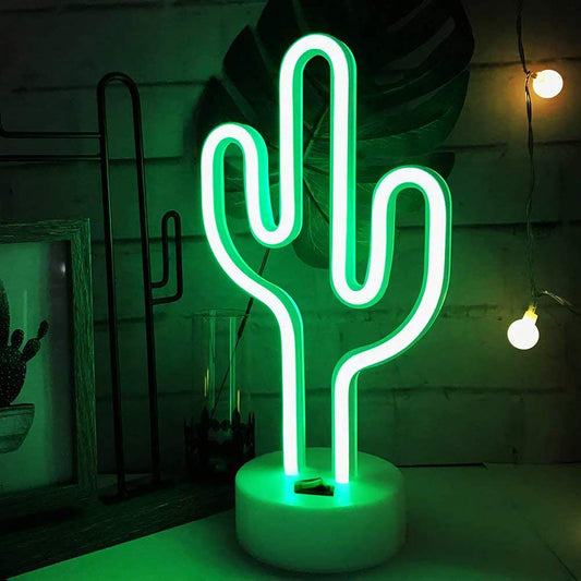 Cactus Neon Lamp